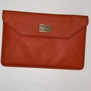 Michael Kors Bold Orange Clutch